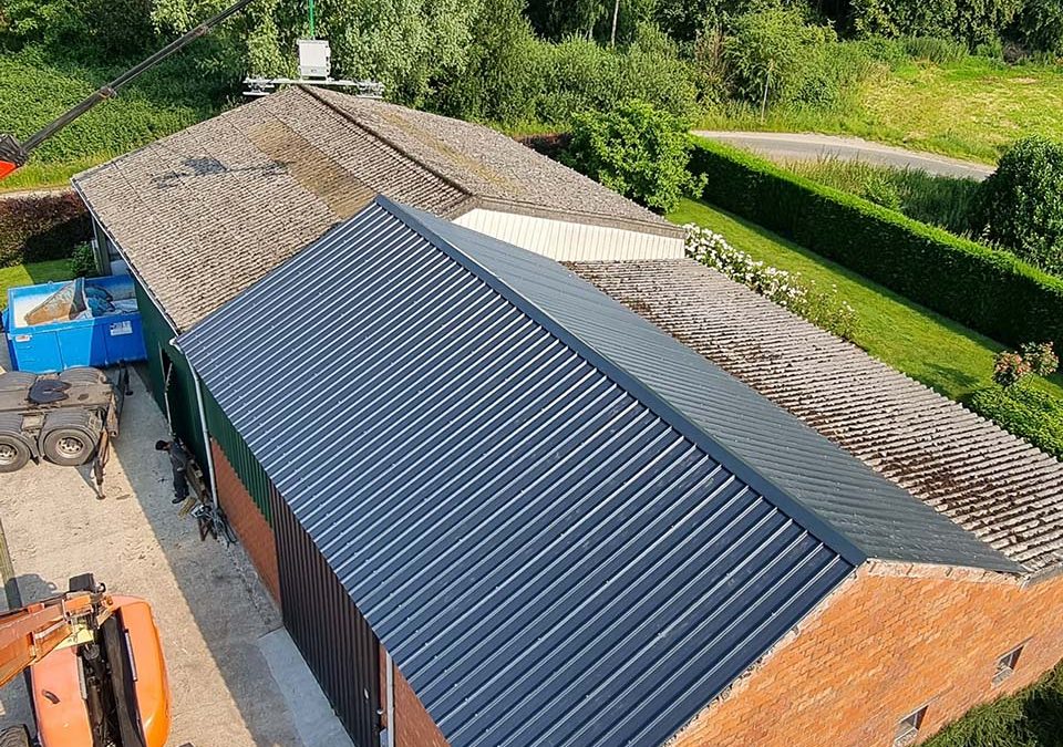 Renovatie dak van schuur